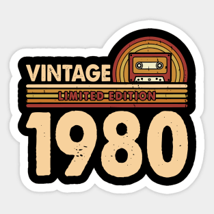 1980 vintage limited edition Sticker